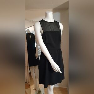 BR Cocktail Dress Sheer Neckline